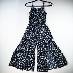 GBYM INC Floral Navy jr’s Jumpsuit